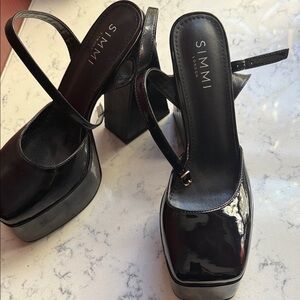 Black Platform Heels